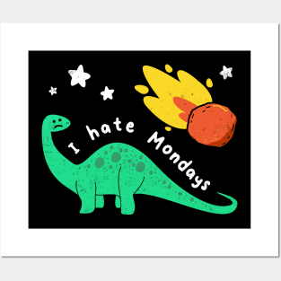 Funny Dinosaur Joke, Funny Monday Humor, Work Posters and Art